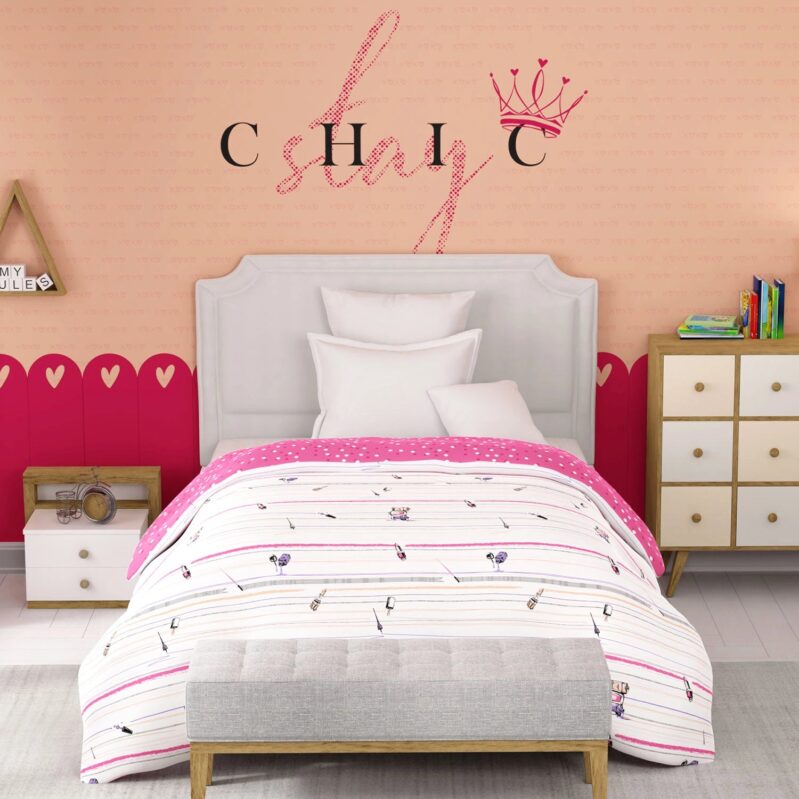 Juniors Single AC Comforter, Slumber Party|144 TC Cotton