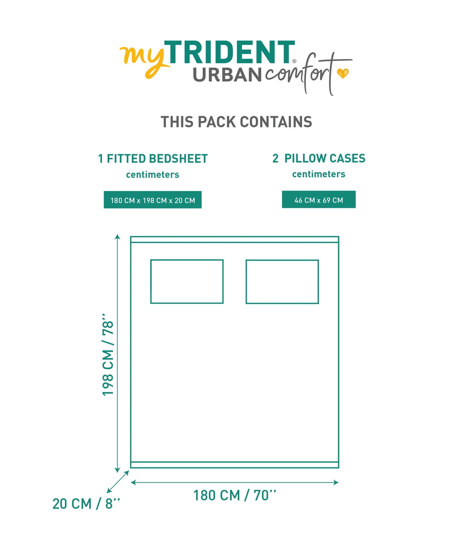 Urban Comfort King Fitted Bedsheet Set, Majestic Mandala Yellow|144 TC Cotton| 2 Pillow Covers - Image 8