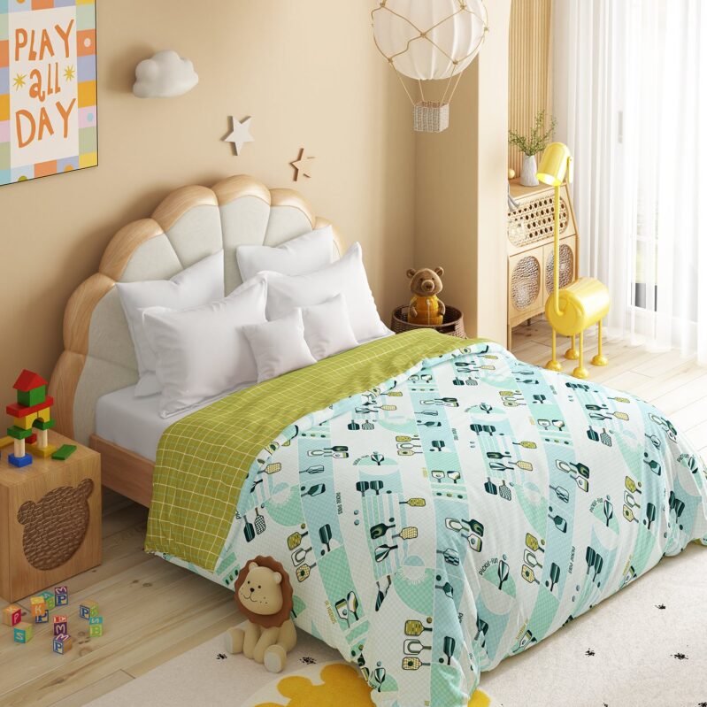 Juniors Double AC Comforter, Smash It| 144TC Cotton